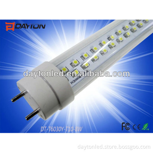 8w led tube light t10 smd